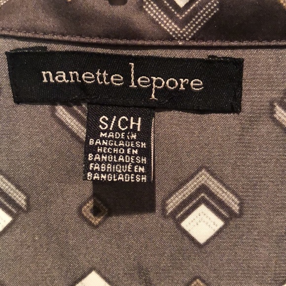 Nanette Lepore Geometric print sleep shirt-Size Small - Picture 7 of 7